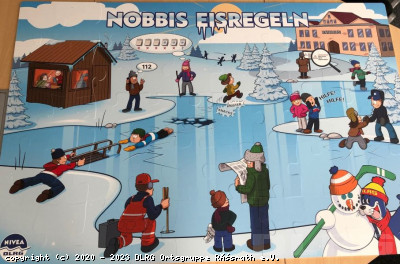 Das neu erworbene Eisregelpuzzle soll ab November beim Kindergartentag zum Einsatz kommen